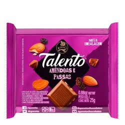 Talento Mini Amend E Passas 25g