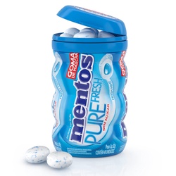Mentos Pure Fresh(garrafa)mint Big 92g