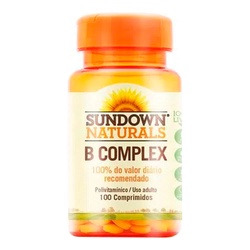 B Complex Sundown Complexo B Com 100 Comprimidos