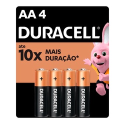 Pilha Duracell Aa C/4
