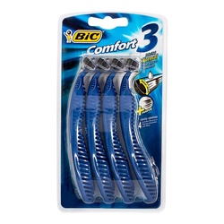 Aparelho Barb Bic Comfort 3 Masc Lv+pg- C/4
