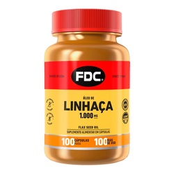 Fdc Oleo De LinhaÇa 1000mg 100caps