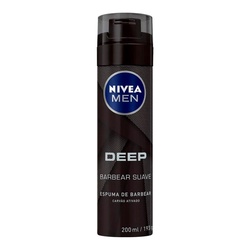 Espuma Barb Nivea Deep Suave 200ml