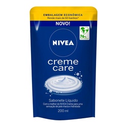 Sabonete Liq Nivea Creme Care 200ml Refil