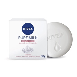 Sabonete Nivea 90g Pure Milk Sensitive