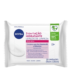 Lencos Limp Nivea C/25un Acao Hidratante