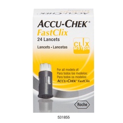 Lancetas Medidor De Glicosec/24 Fastclix