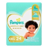 Fralda Pampers Premium Care Mega Xxg 24un.