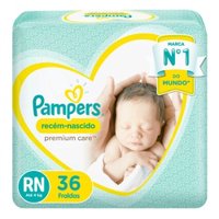 Fralda Pampers Confortsec R/n 36un