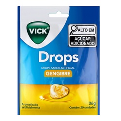 Vick Drops Gengibre C/20 Past
