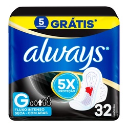 Absorvente Always Noturno C/abas Seca C/32uni