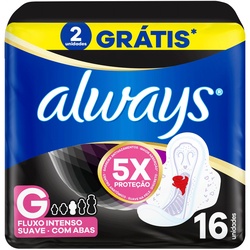 Absorvente Always Noturno L16p14 Suave