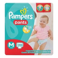 Fralda Pampers Pants M 20un
