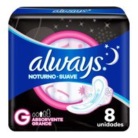Absorvente Always Noites Tranquilas L8p7 Suave