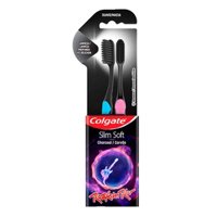 Escova Dental Colgate Slim Soft Black L2p1