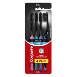 Escova Dental Colgate Slim Soft Blackc/4