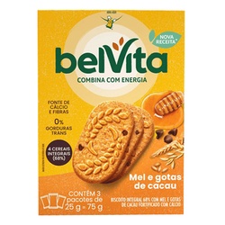 Belvita Mel E Gotas De Cacau 25g