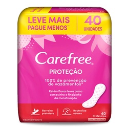 Absorvente Carefree Protecao C/perf C/40un