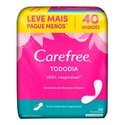 Absorvente Carefree Todo Dia S/perf C/40un