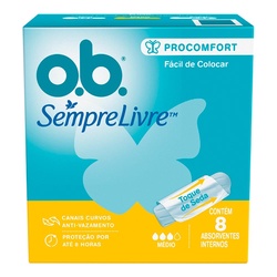 Absorvente Ob Pro Comfort Medio C/08un