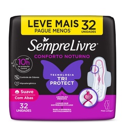 Absorvente S Livre Suave Noite E Dia C/ab C/32