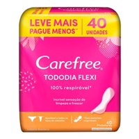 Absorvente Carefree Todo Dia Flex S/perf C/40