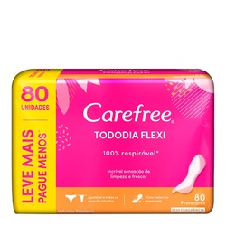 Absorvente Carefree Todo Dia Flex S/perf C/80