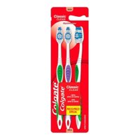 Escova Dental Colgate Classic Clean 3 Unidades