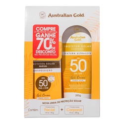 Prot.australian Gold Kit Fps50+fac 70%