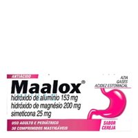 Maalox Cereja C/30 Cpr