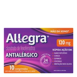 Allegra 120mg C/10 Cprs