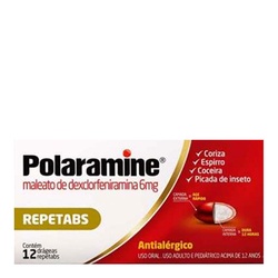 Polaramine Reptabs 6mg C/12 Drg