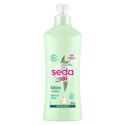Creme Pentear Seda 300ml Babosa Oleos