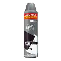Desodorante Aerosol Dove Men+care Invisible Dry 48h 250ml