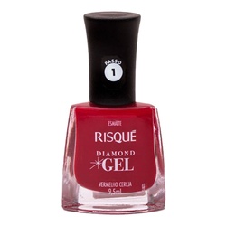 Esmalte Risque 8ml Gel Vermelho Cereja