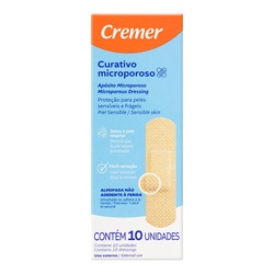 Curativos Cremer 10un Microporoso