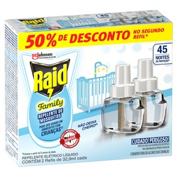 Raid Family Refil 32,9ml C/2 Un