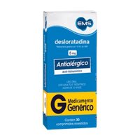 Desloratadina 5mg C/30cps Ems