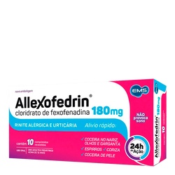 Allexofedrin 180mg 10cpds