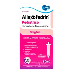 Allexofedrin Ped Sus 6mg/ml 60ml