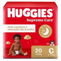 Fralda T Monica Huggie Supreme Jumbo G 9x20