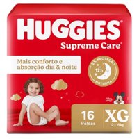 Fralda T Monica Huggie Supreme Jumbo Xg16