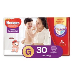 Fralda T Monica Huggie Supreme Calca G 6x30