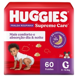 Fralda Huggies Supreme Care Roup Hiper G/60