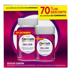 Kit Centrun Essentials Mulher 60+30 Comp