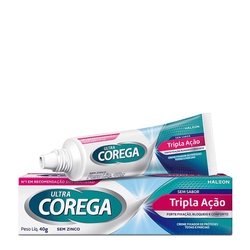 Corega Creme Tripla Acao S/sabor 40gr