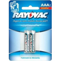 Pilha Rayovac Alc Aaa C/2