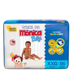 Fralda T Monica Baby Mega Xxg 36