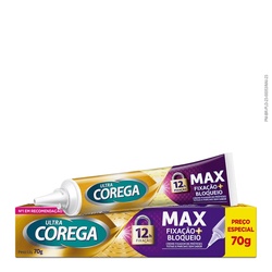 Corega Creme S/sabor Lv 68gr Pg 50gr