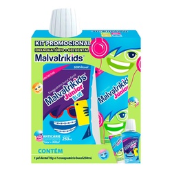 Malvatrikids Sol 250ml Blue + Gel Dental